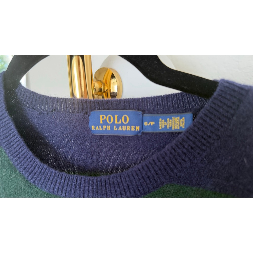 Polo Ralph Lauren Dress – Navy Blue/ Green Wood , Size S Retail Price $198 - Picture 4 of 6